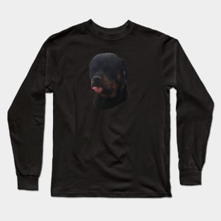 Rottweiler Pooch Tongue Long Sleeve T-Shirt